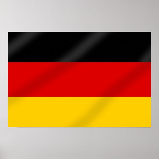 German Flag of Germany gifts Poster (Voorkant)