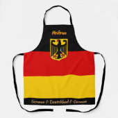 German Flag schort, Deutch, Duitsland Koks keuken Schort (Voorkant)
