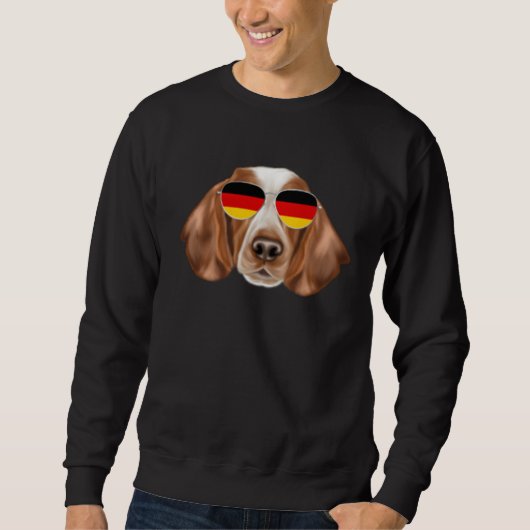 German Flag Welsh Springer Spaniel Dog Germany Poc Trui (Voorkant)