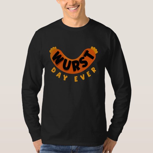 German Germany German Flag Wurst Day Ever Pun 1 T-shirt (Voorkant)
