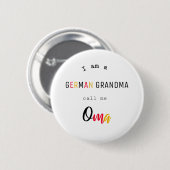 German Grandma / Oma Button (Voorkant /achterkant)