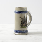 German Hunting Terrier (Jagdterrier)    Beer Stein Bierpul (Voorkant rechts)