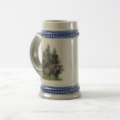 German Hunting Terrier (Jagdterrier)    Beer Stein Bierpul (Voorkant links)