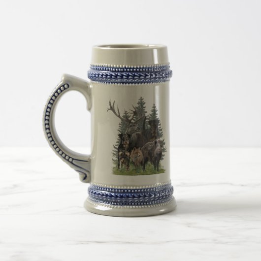 German Hunting Terrier (Jagdterrier)    Beer Stein Bierpul (Links)