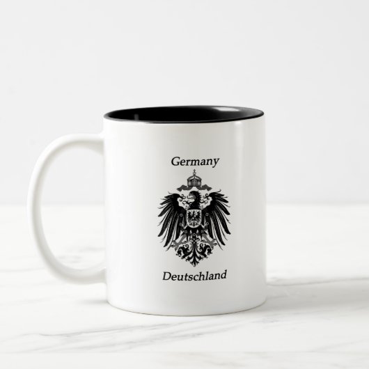 German Imperial Eagle Tweekleurige Koffiemok (Links)
