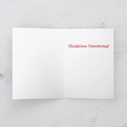 German Lab Valentijn Feestdagen Kaart (Binnen)