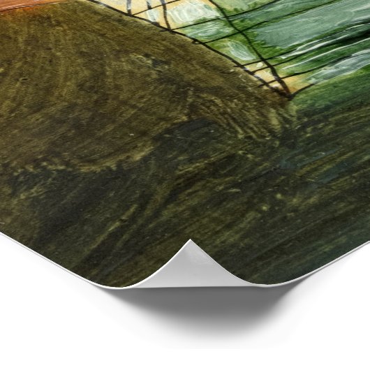 German Landscape by Paul Klee Poster (Hoek)