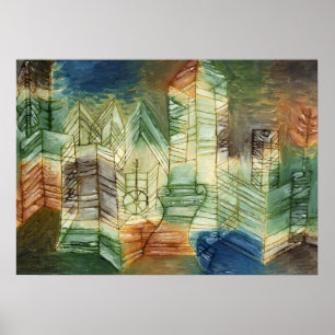 German Landscape by Paul Klee Poster