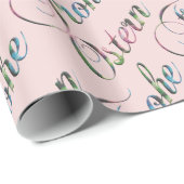 German Language Happy Paaster Frohe Ostern Cadeaupapier (Rol Hoek)