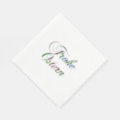 German Language Happy Paaster Frohe Ostern Servet (Hoek)