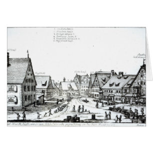 German Market town, 1704