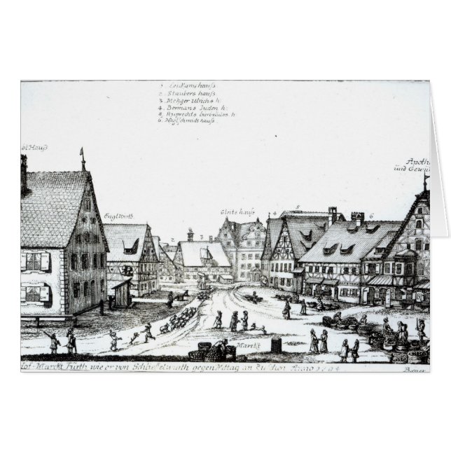 German Market town, 1704 (Voorkant Horizontaal)