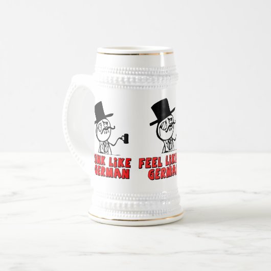 German MEME Beer Mug Bierpul (Voorkant links)
