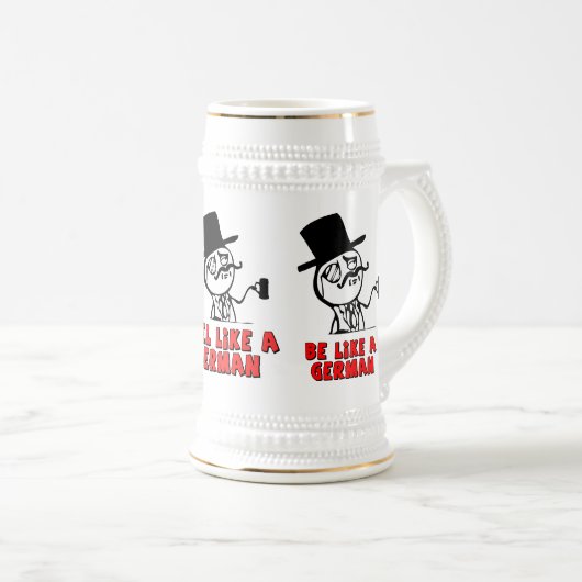 German MEME Beer Mug Bierpul (Voorkant rechts)