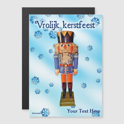 German Nutcracker - Vrolijk kerst (Voorkant / Achterkant)