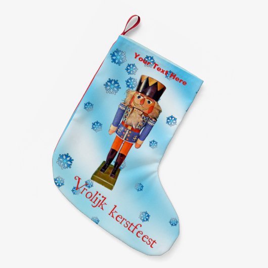 German Nutcracker - Vrolijk kerst Kleine Kerstsok (Voorkant (Hangend))