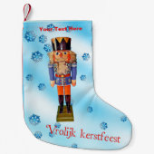 German Nutcracker - Vrolijk kerst Kleine Kerstsok (Voorkant)