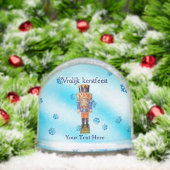 German Nutcracker - Vrolijk kerst Sneeuwbol (Kerstmis)