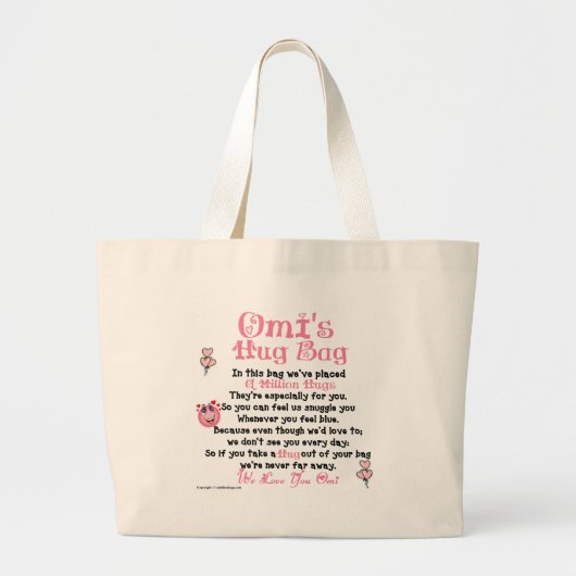 German Omi Plural Grote Tote Bag (Voorkant)