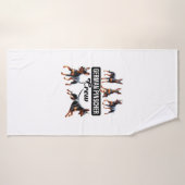 German Pinscher Crew Badhanddoek (Badhanddoek)