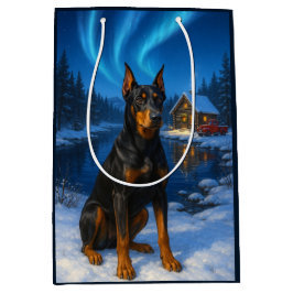 German Pinscher Holiday Card Medium Cadeauzakje