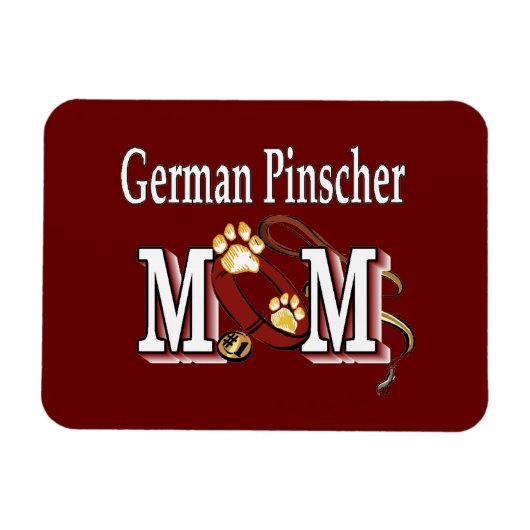 German Pinscher Mam Gifts Magneet (Horizontaal)