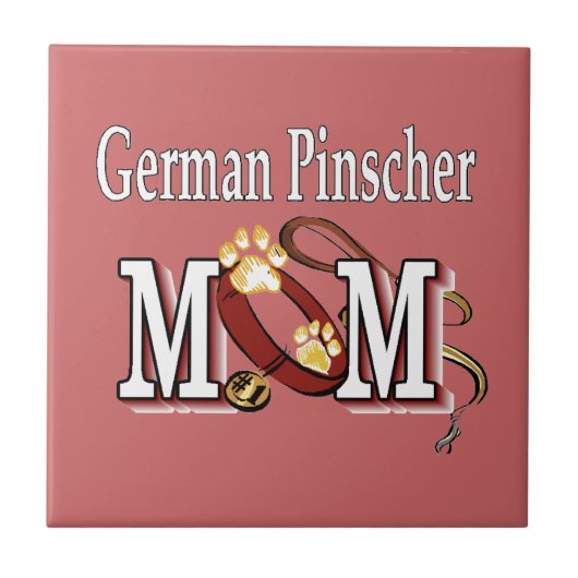 German Pinscher Mam Gifts Tegeltje (Voorkant)
