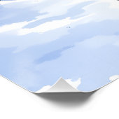 German Pinscher Snowy Courtyard Santa Hat Perfect Poster (Hoek)