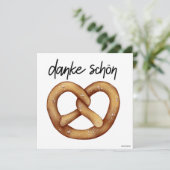 German Pretzel Danke Schon - Hartelijk dank (Staand voorkant)