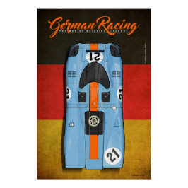 German Racing 917 G No.21 Perfect Poster