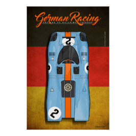 German Racing 917 G No.2 Perfect Poster