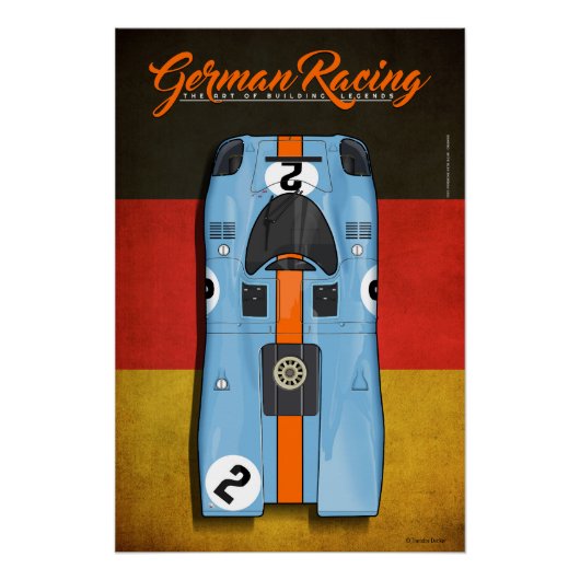 German Racing 917 G No.2 Perfect Poster (Voorkant)