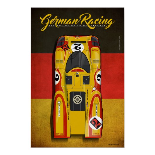 German Racing 917 H No.2 Perfect Poster (Voorkant)