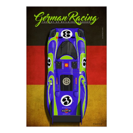 German Racing 917 H No.3 Perfect Poster (Voorkant)