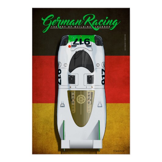 German Racing 917 Prototype Perfect Poster (Voorkant)