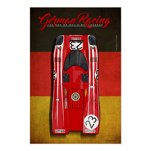 German Racing 917 Salzburg Perfect Poster (Voorkant)