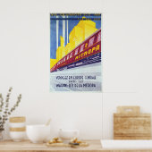 German Railways Poster Who travels by sleeper (Keuken)