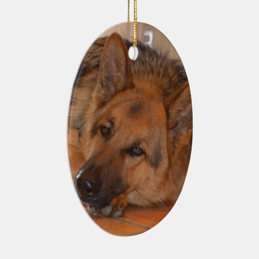 German Shepard ~ Design Stella Keramisch Ornament (Rechts)