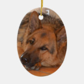 German Shepard ~ Design Stella Keramisch Ornament (Voorkant)