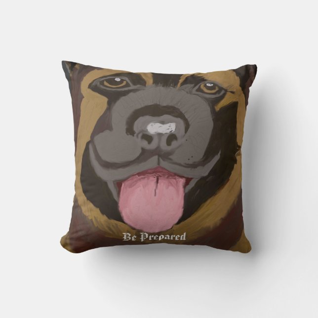 German Shepard Iconic Gift Kussen (Voorkant)