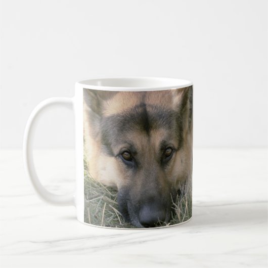 German Shepard Koffiemok (Links)