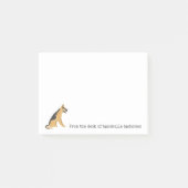 German Shepard Personaliseer notities Post-it® Notes (Voorkant)