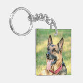 German Shepard Sleutelhanger (Voorkant Links)