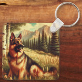 German Shepard Sleutelhanger (Achterkant)