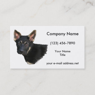 German Shepard Visitekaartje