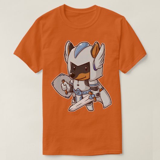 German Shephard Paladin T-shirt (Design voorkant)