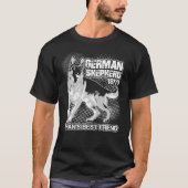 German Shepherd 1899 Man S Best Friend T-shirt (Voorkant)