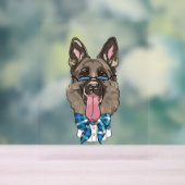 German Shepherd Acryl Bord (Neutraal)