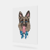 German Shepherd Acryl Bord (Hoek)
