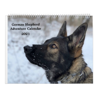 German Shepherd Adventure Calendar Kalender